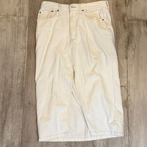 Abercrombie & Fitch Cream Skirt
